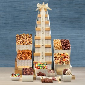 Golden Decadence Gourmet Giant Party Tower